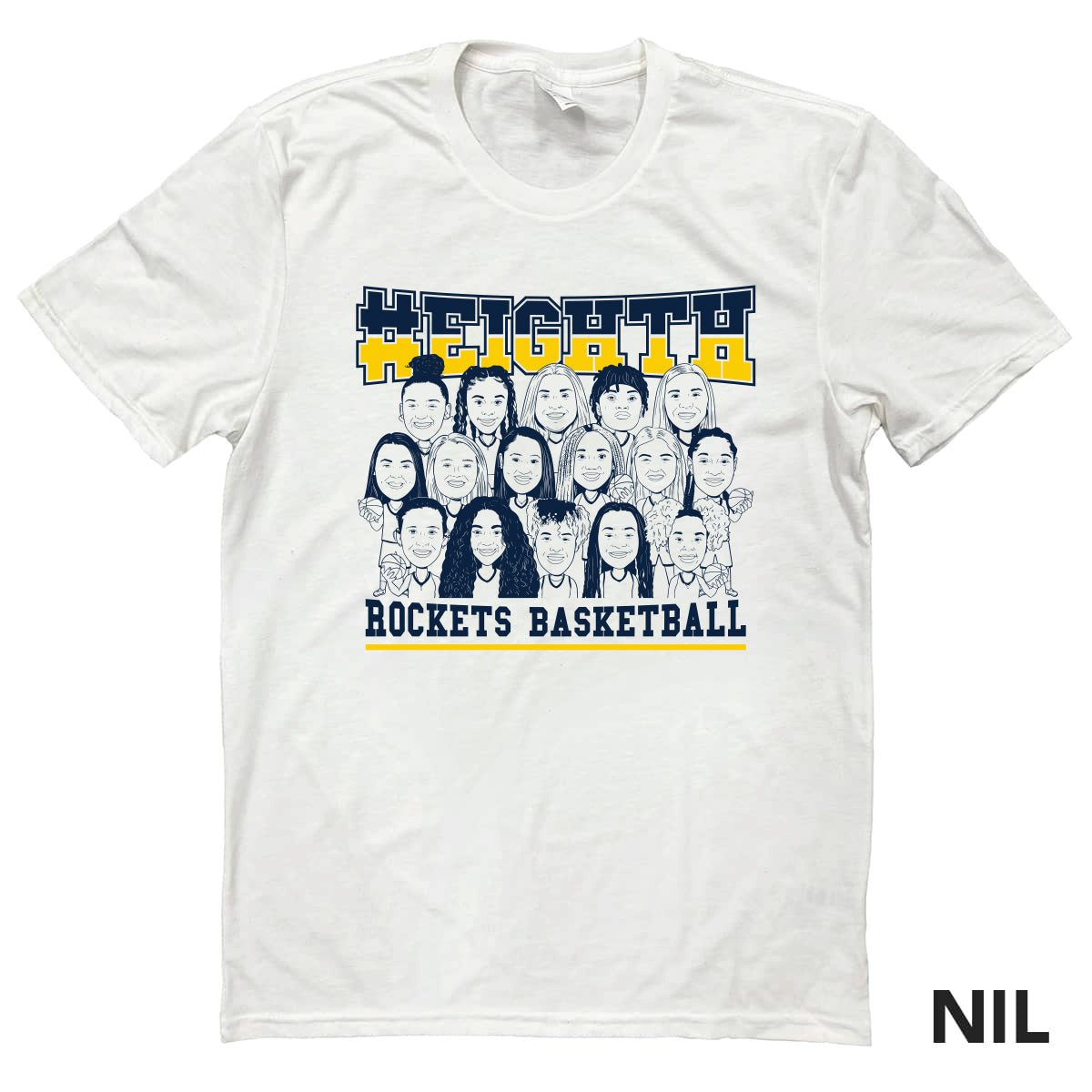 Women's Blue Toledo Rockets Athletics T-Shirt
