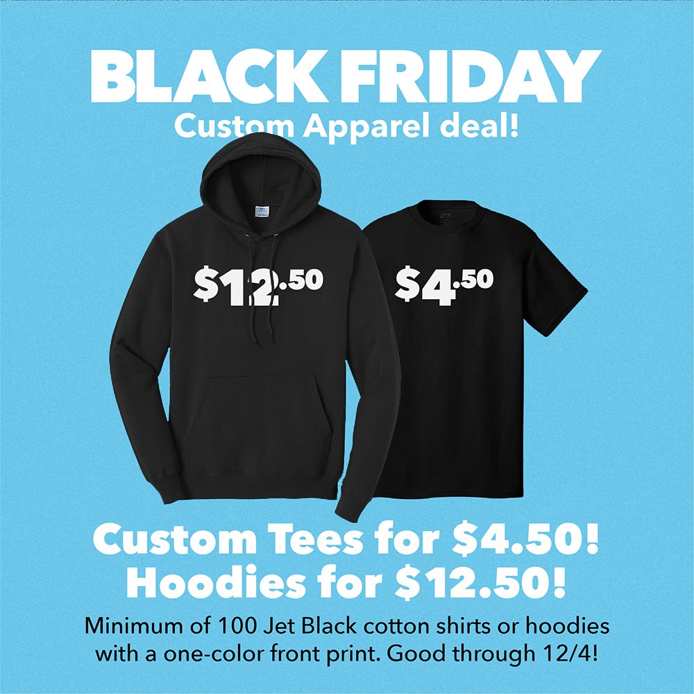 Custom screen printed discount hoodies